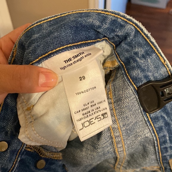 Joe Jeans Smith Rhinestone Crop Boyfriend Jeans - Picture 7 of 8